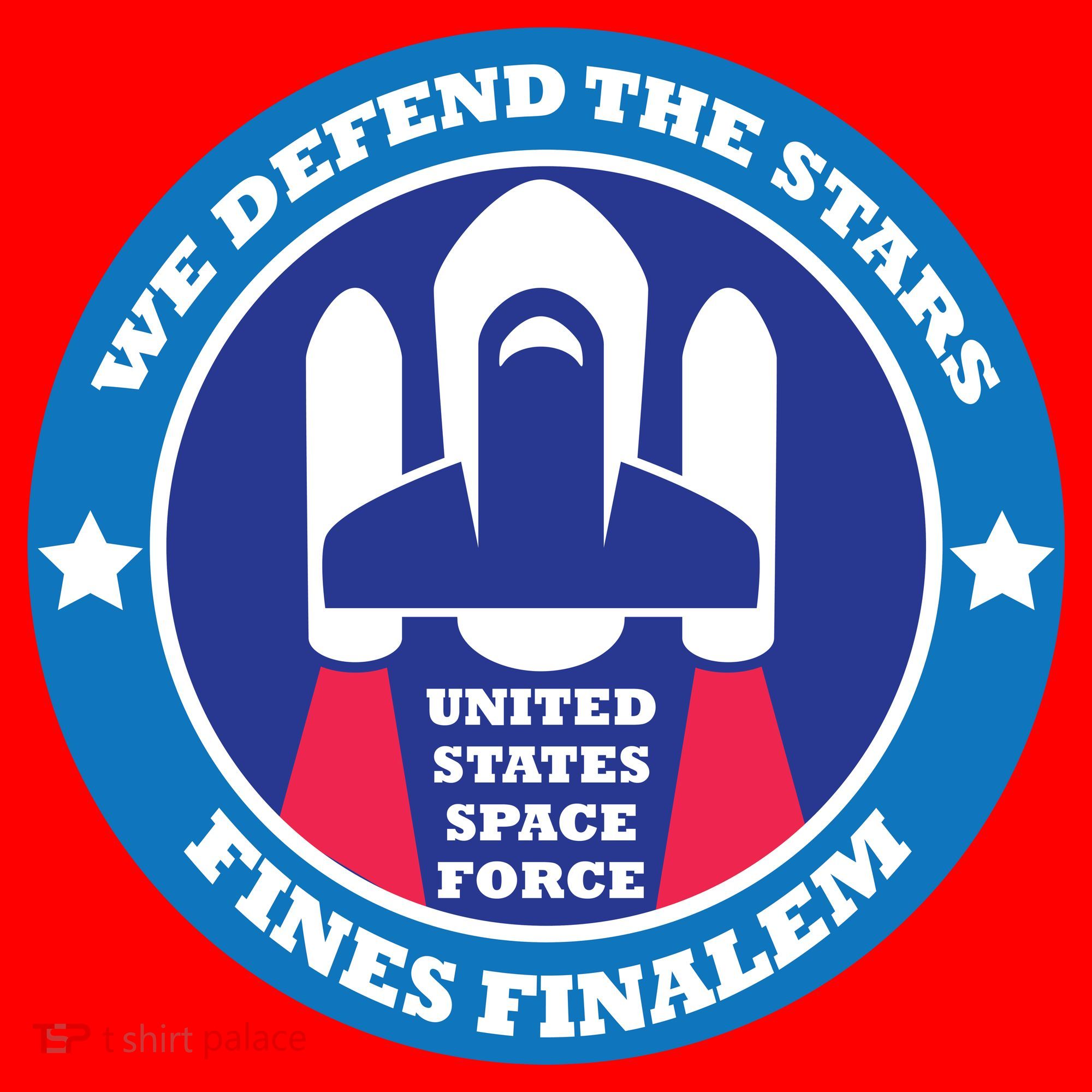United States Space Force We Defend the Stars Santa Hat