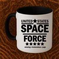 United States Space Force Winning Tremendous Yuge Coffee Mug thumb 2