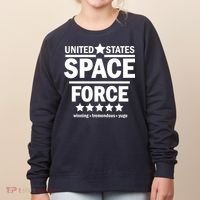 United States Space Force Winning Tremendous Yuge Women's Sweatshirt thumb 0