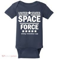United States Space Force Winning Tremendous Yuge Baby Bodysuit thumb 0
