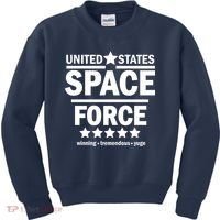 United States Space Force Winning Tremendous Yuge Kids Sweatshirt thumb 0