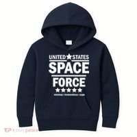 United States Space Force Winning Tremendous Yuge Kids Hoodie thumb 0