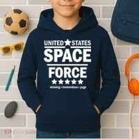 United States Space Force Winning Tremendous Yuge Kids Hoodie thumb 2