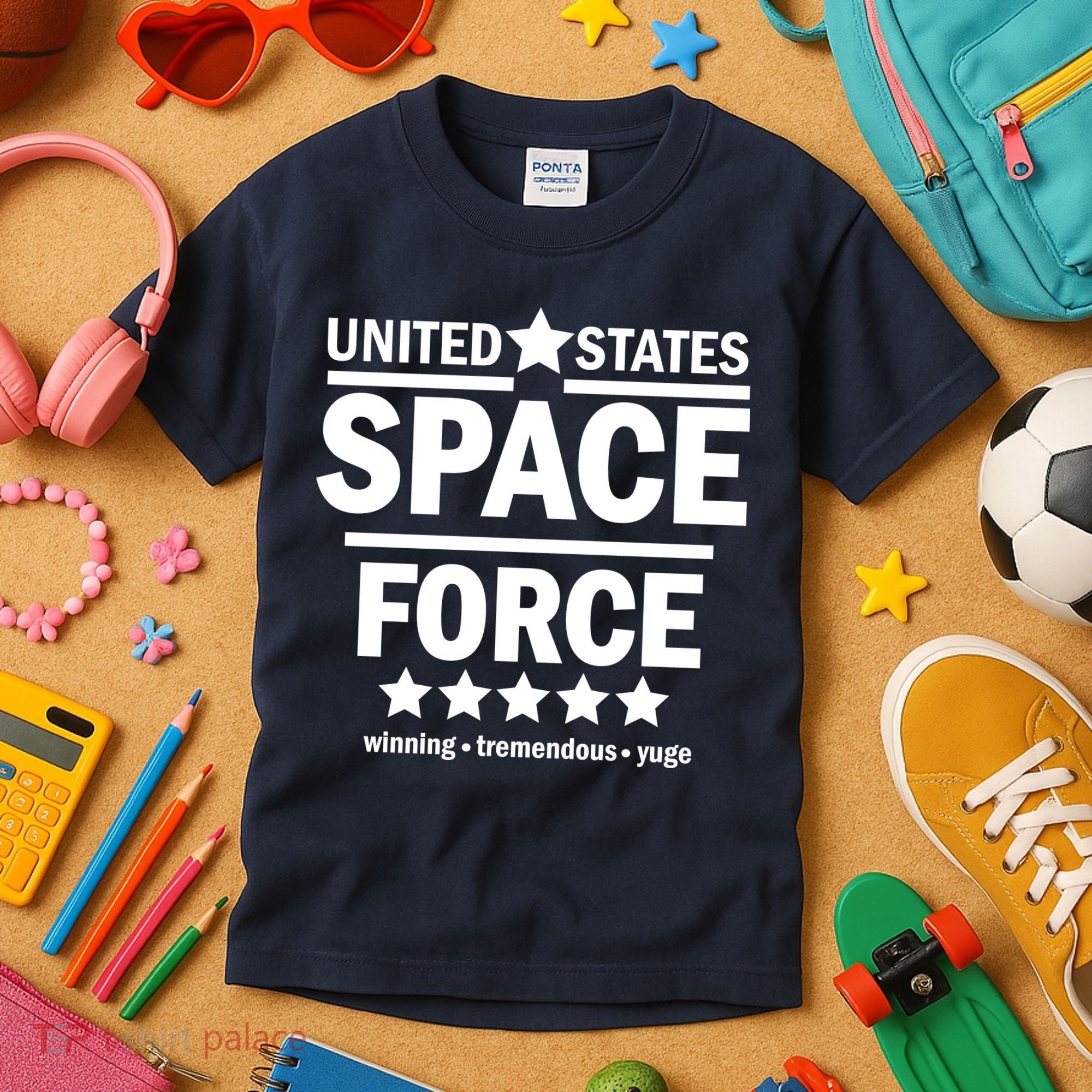 United States Space Force Winning Tremendous Yuge Kids T-Shirt