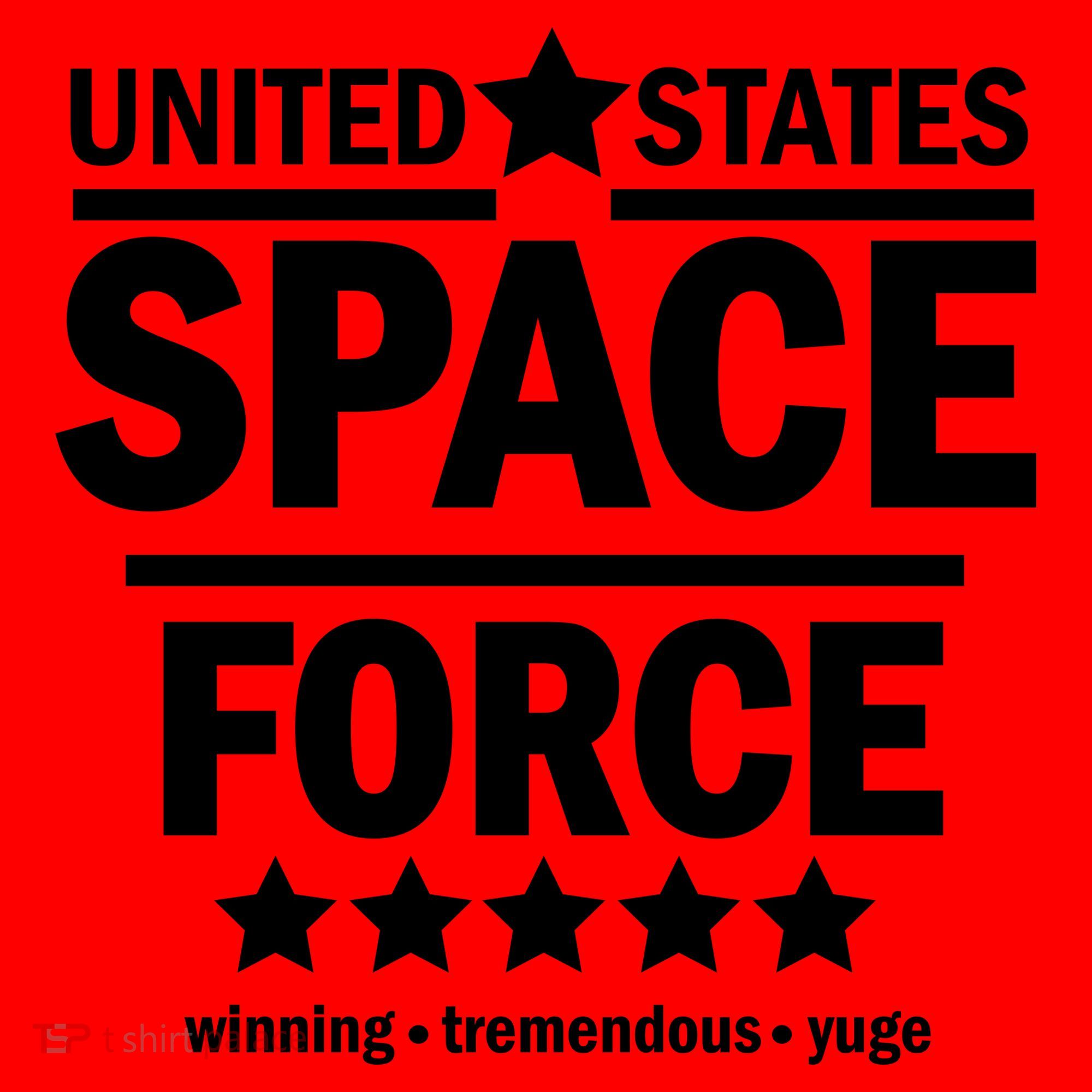 United States Space Force Winning Tremendous Yuge Santa Hat