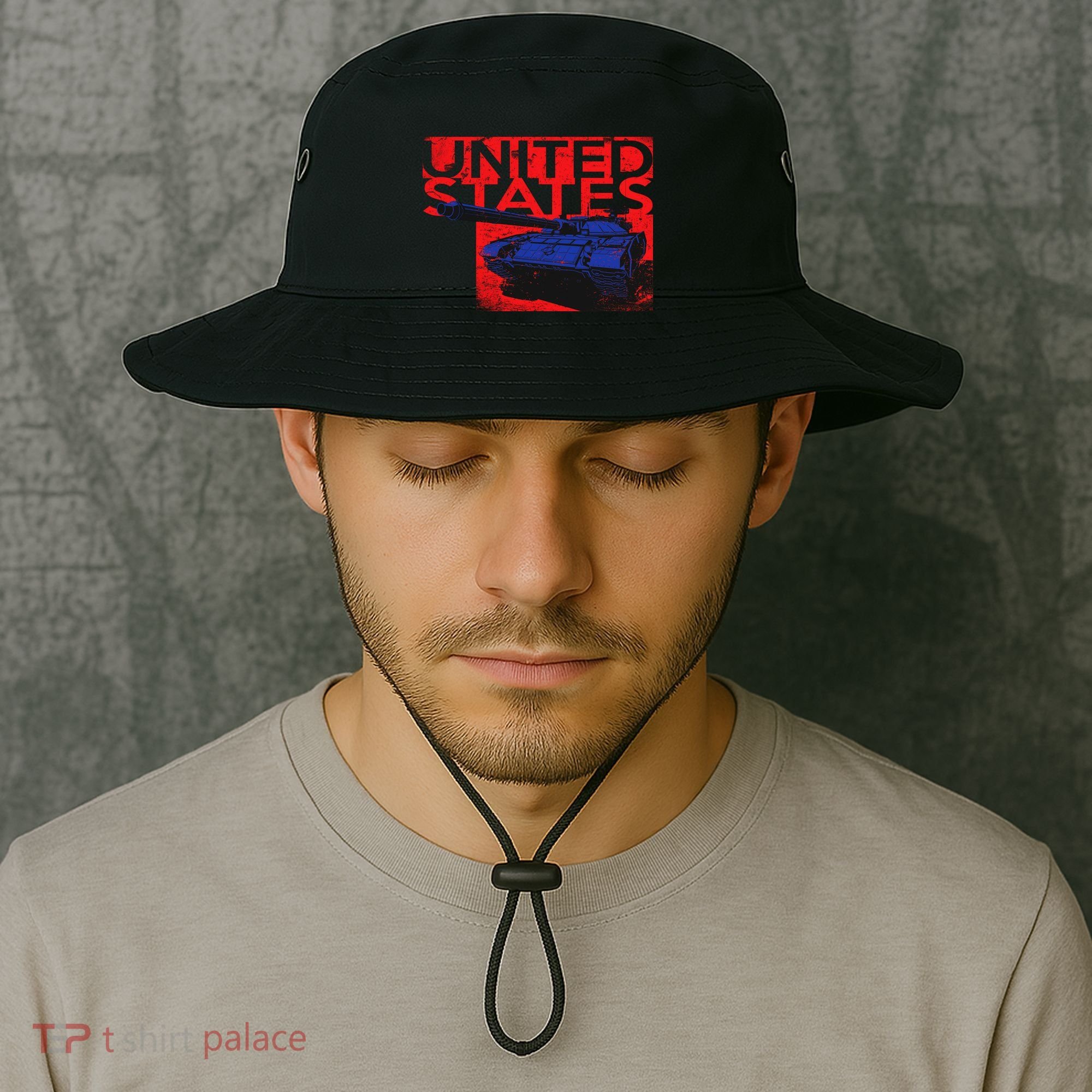 United States US Tank  Bucket Hat