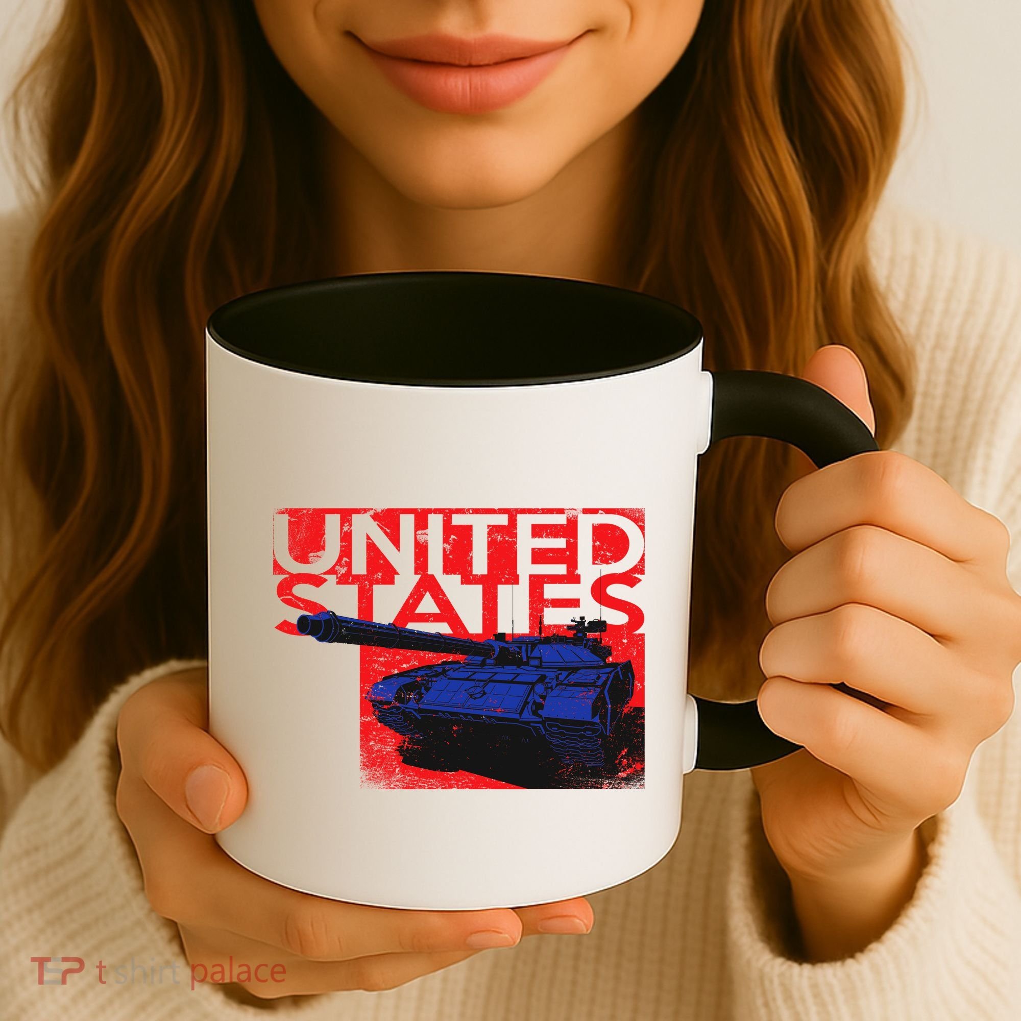 United States US Tank  Coffee Mug
