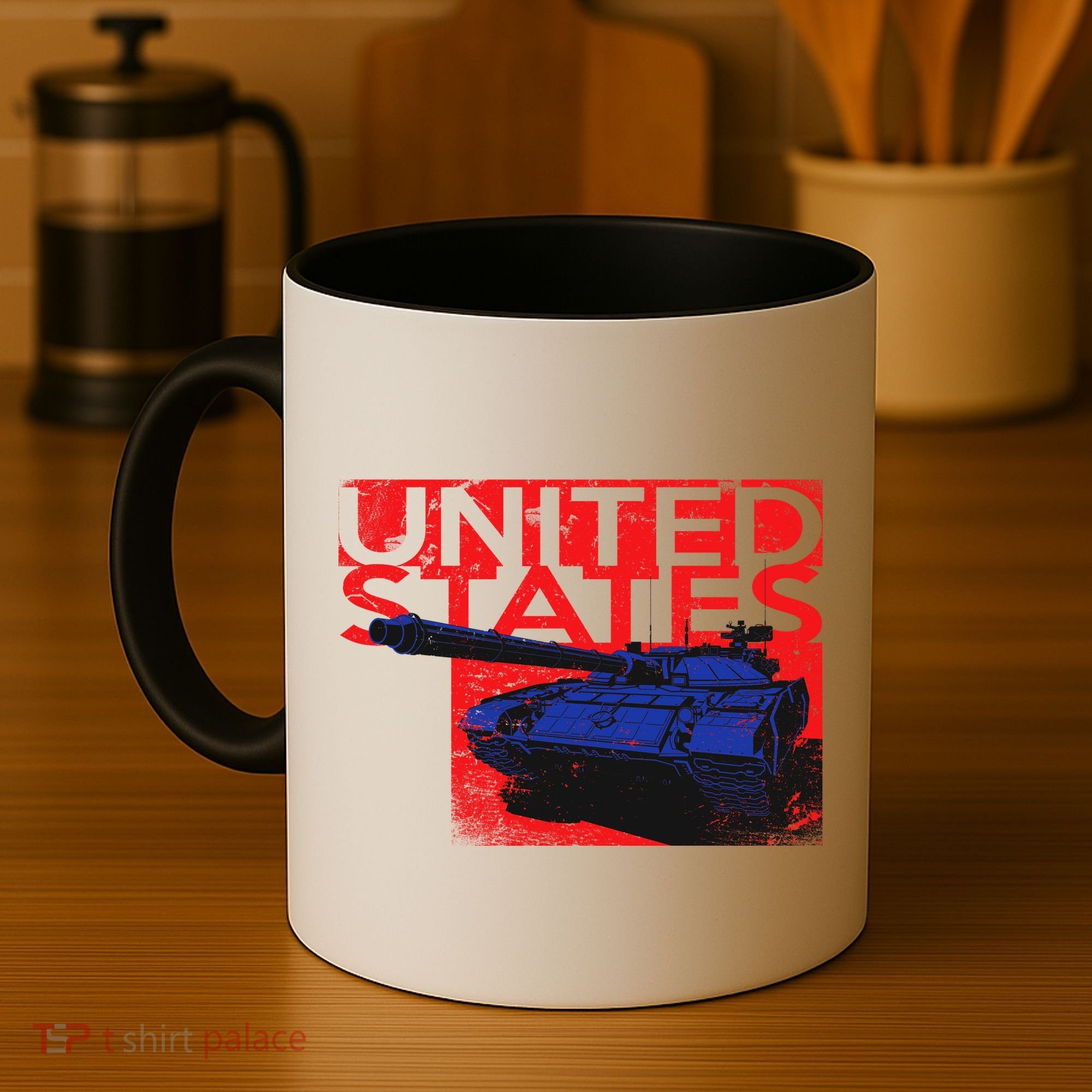 United States US Tank  Coffee Mug