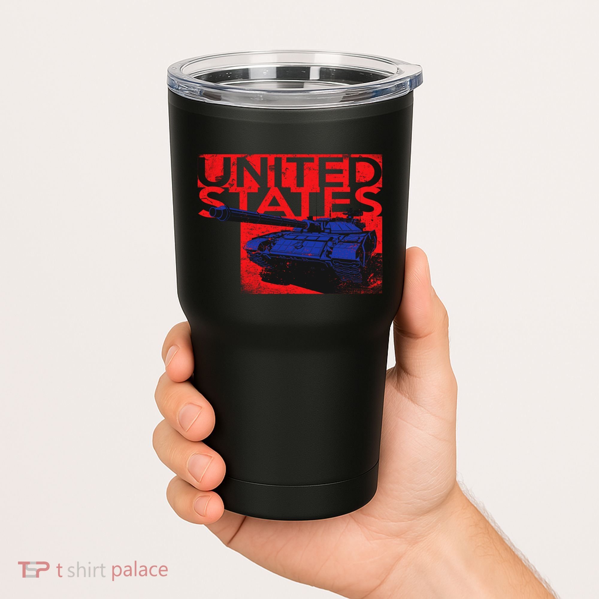 United States US Tank  Tumbler