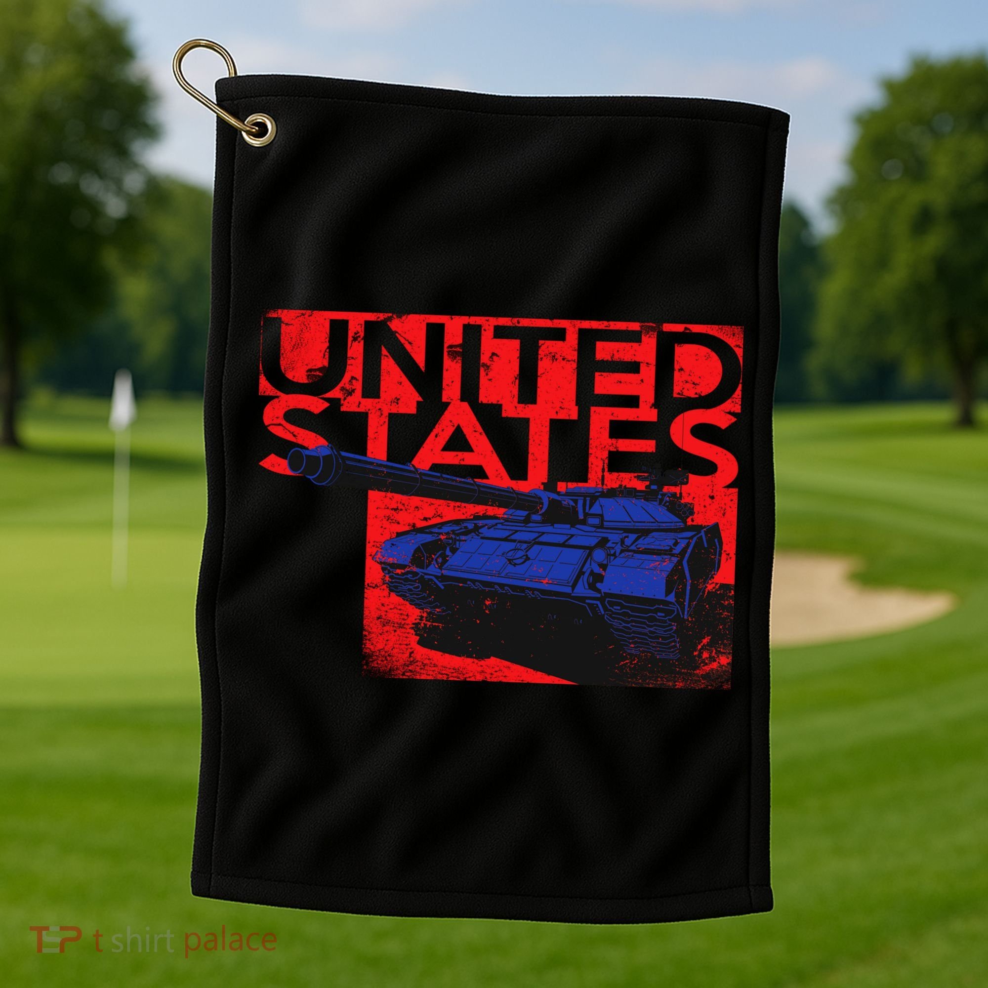 United States US Tank  Golf Towel