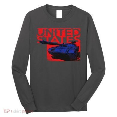 United States US Tank  Long Sleeve Shirt