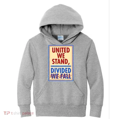 United We Stand Divided Kids Hoodie