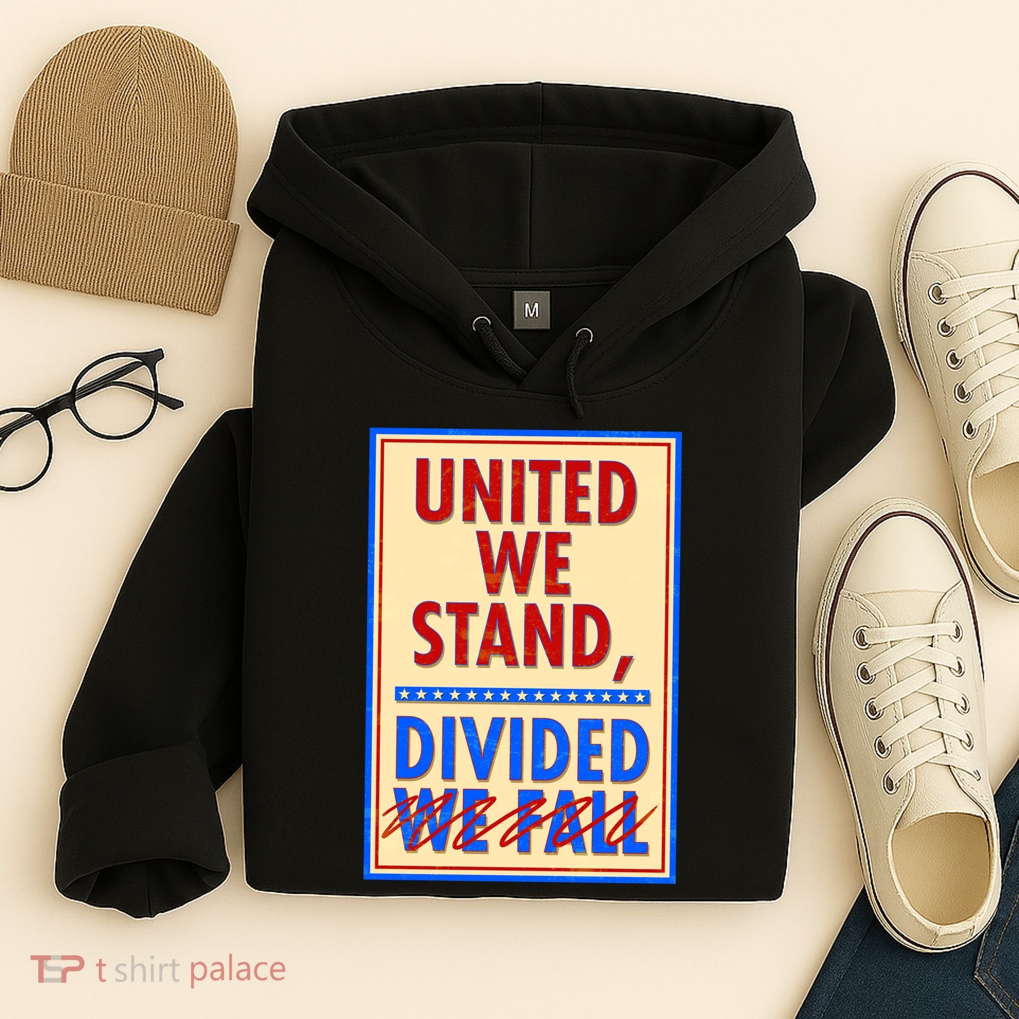 United We Stand Divided Hoodie