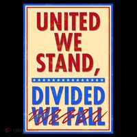 United We Stand Divided Ornament thumb 1