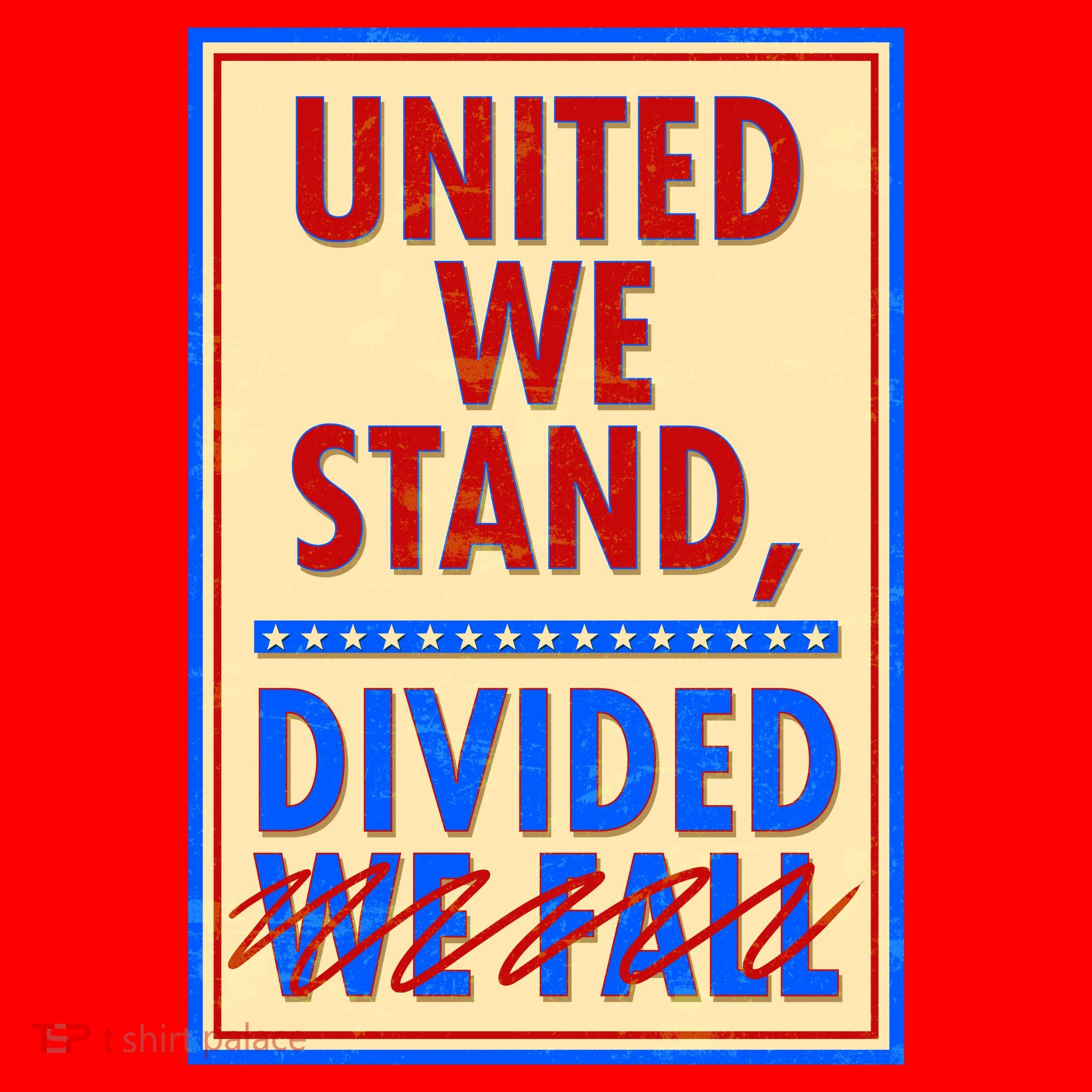 United We Stand Divided Santa Hat