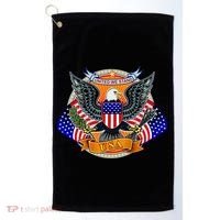 United We Stand USA Eagle Crest Golf Towel thumb 0