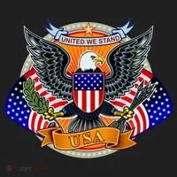 United We Stand USA Eagle Crest Golf Towel thumb 3