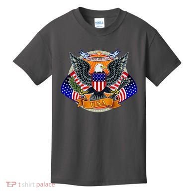 United We Stand USA Eagle Crest Kids T-Shirt