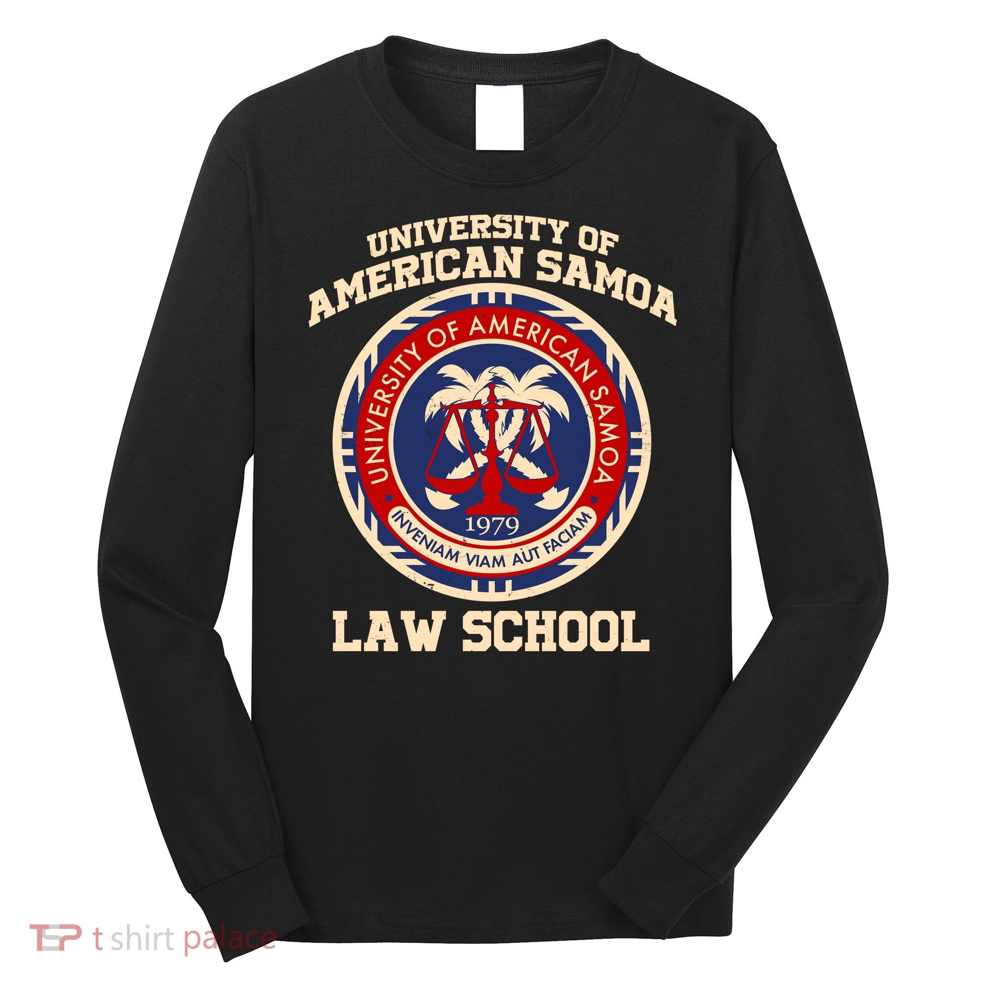University of Samoa Law School Logo Emblem Long Sleeve Shirt