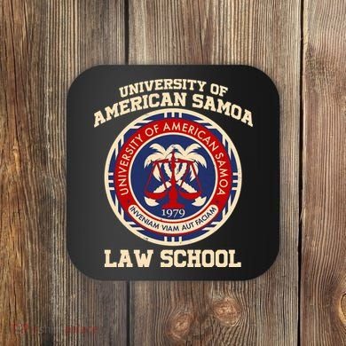 University of Samoa Law School Logo Emblem Coaster