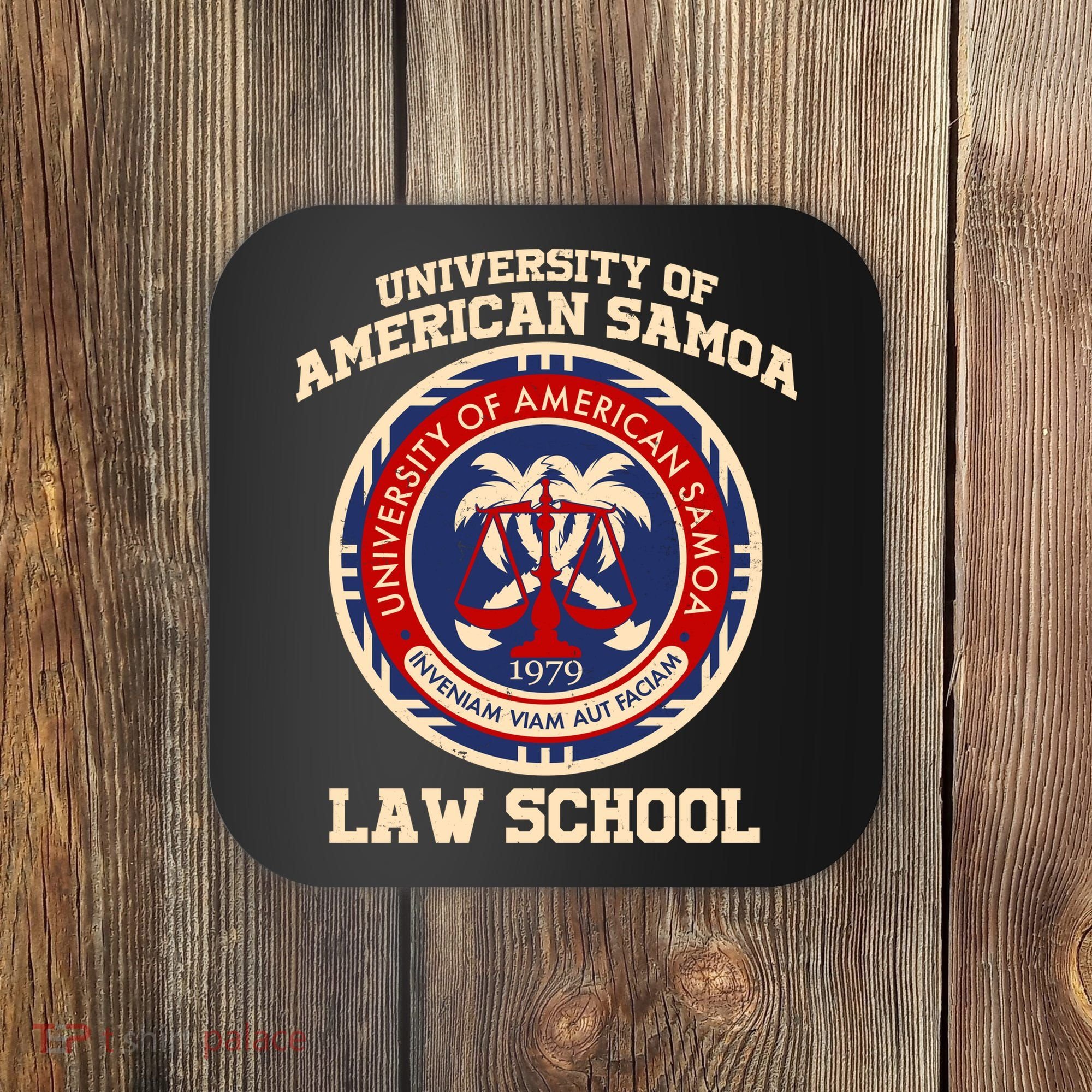 University of Samoa Law School Logo Emblem Coaster