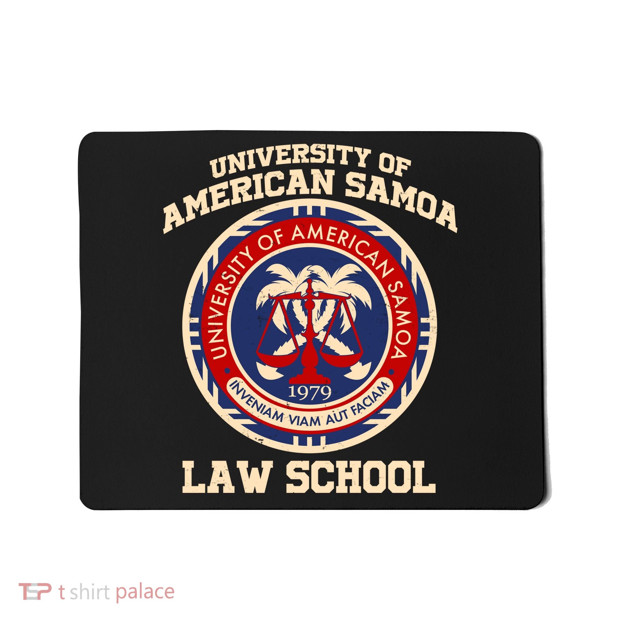 University of Samoa Law School Logo Emblem Mousepad