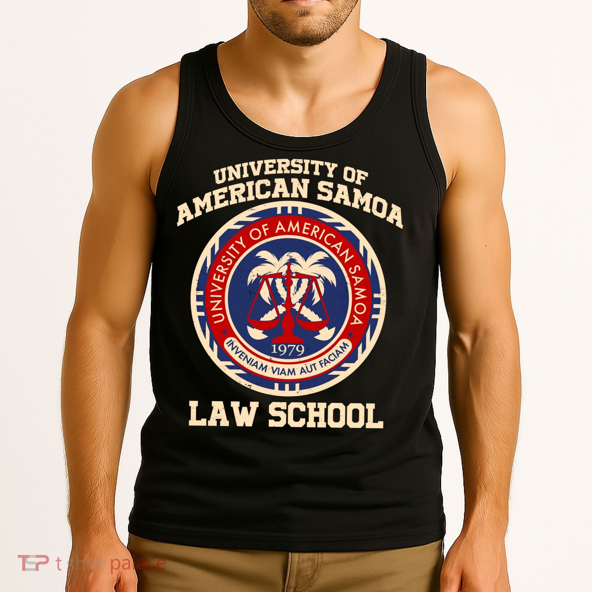 University of Samoa Law School Logo Emblem Tank Top