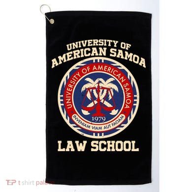 University of Samoa Law School Logo Emblem Golf Towel