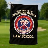 University of Samoa Law School Logo Emblem Golf Towel thumb 1