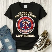 University of Samoa Law School Logo Emblem Women's T-Shirt thumb 3