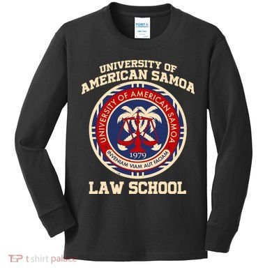 University of Samoa Law School Logo Emblem Kids Long Sleeve Shirt