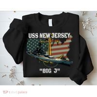 Uss New Jersey Bb62 Battleship Veterans Day Warship Father Sweatshirt thumb 2