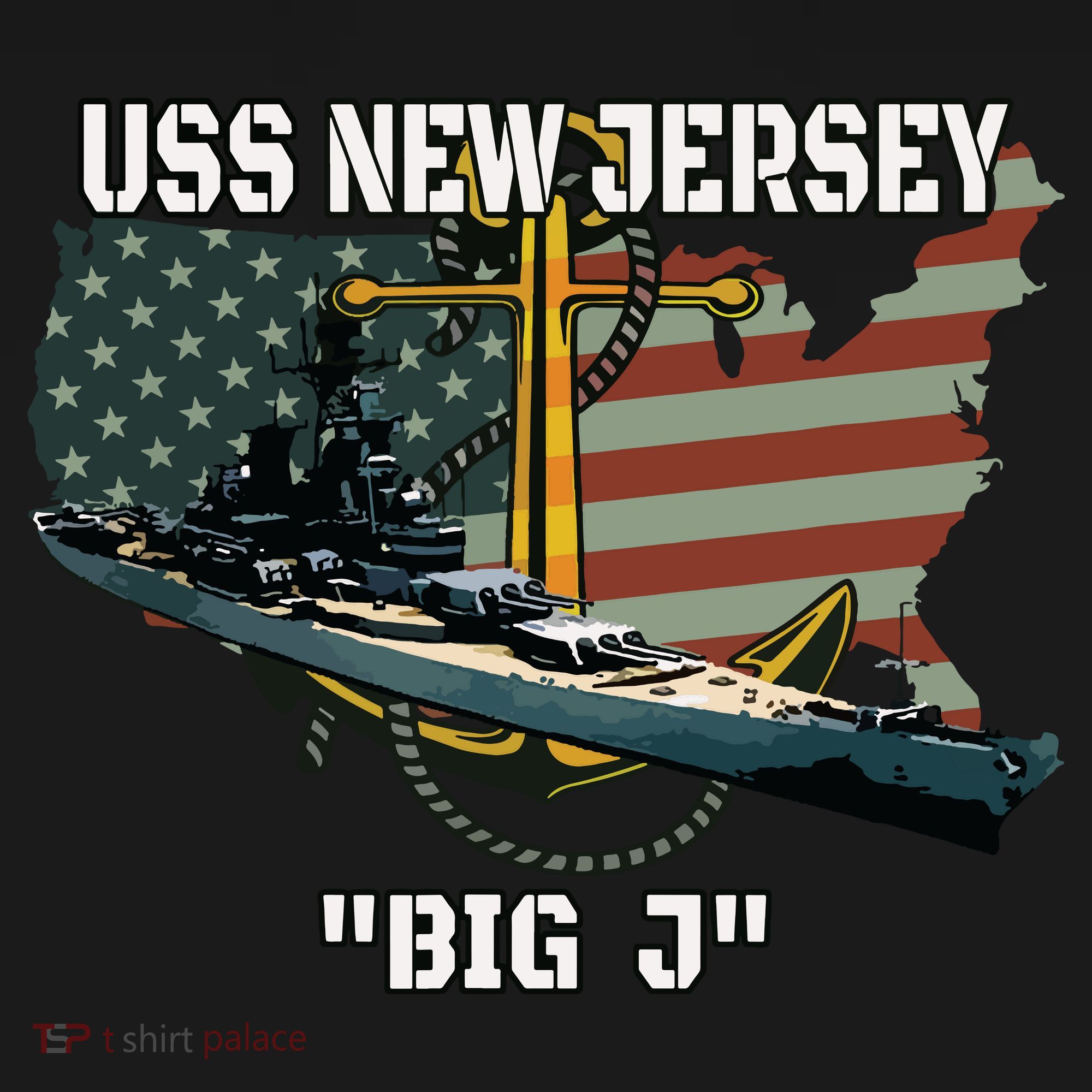 Uss New Jersey Bb62 Battleship Veterans Day Warship Father Sweatshirt