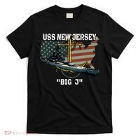 Uss New Jersey Bb62 Battleship Veterans Day Warship Father T-Shirt thumb 0