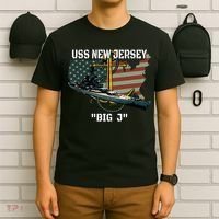 Uss New Jersey Bb62 Battleship Veterans Day Warship Father T-Shirt thumb 6