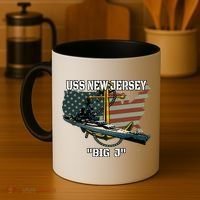 Uss New Jersey Bb62 Battleship Veterans Day Warship Father Coffee Mug thumb 4