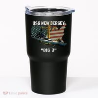 Uss New Jersey Bb62 Battleship Veterans Day Warship Father Tumbler thumb 0