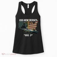 Uss New Jersey Bb62 Battleship Veterans Day Warship Father Women's Tank Top thumb 0