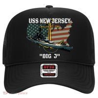 Uss New Jersey Bb62 Battleship Veterans Day Warship Father Hat thumb 0