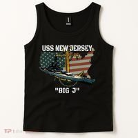 Uss New Jersey Bb62 Battleship Veterans Day Warship Father Tank Top thumb 2