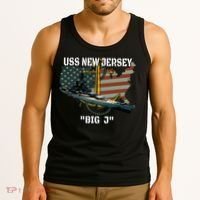 Uss New Jersey Bb62 Battleship Veterans Day Warship Father Tank Top thumb 3