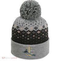Uss New Jersey Bb62 Battleship Ww2 American Warship Veteran The Baniff Cuffed Pom Beanie thumb 0