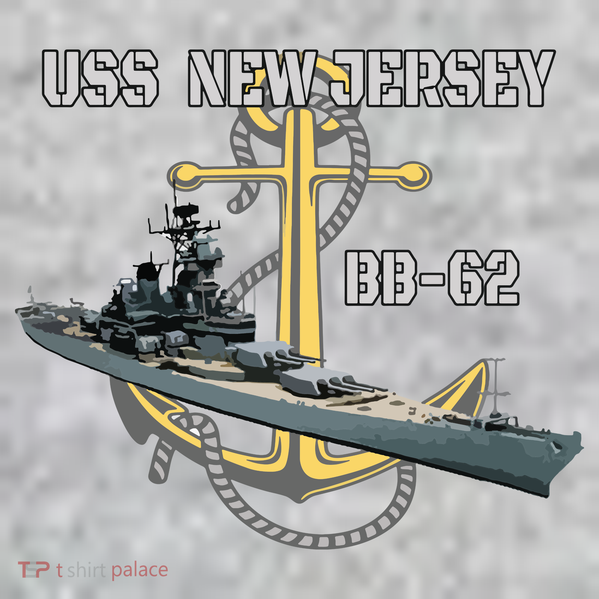 Uss New Jersey Bb62 Battleship Ww2 American Warship Veteran The Baniff Cuffed Pom Beanie