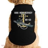 Uss New Jersey Bb62 Battleship Ww2 American Warship Veteran Doggie Tank thumb 0