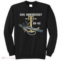 Uss New Jersey Bb62 Battleship Ww2 American Warship Veteran Sweatshirt thumb 0