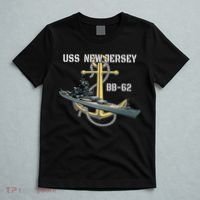 Uss New Jersey Bb62 Battleship Ww2 American Warship Veteran T-Shirt thumb 5