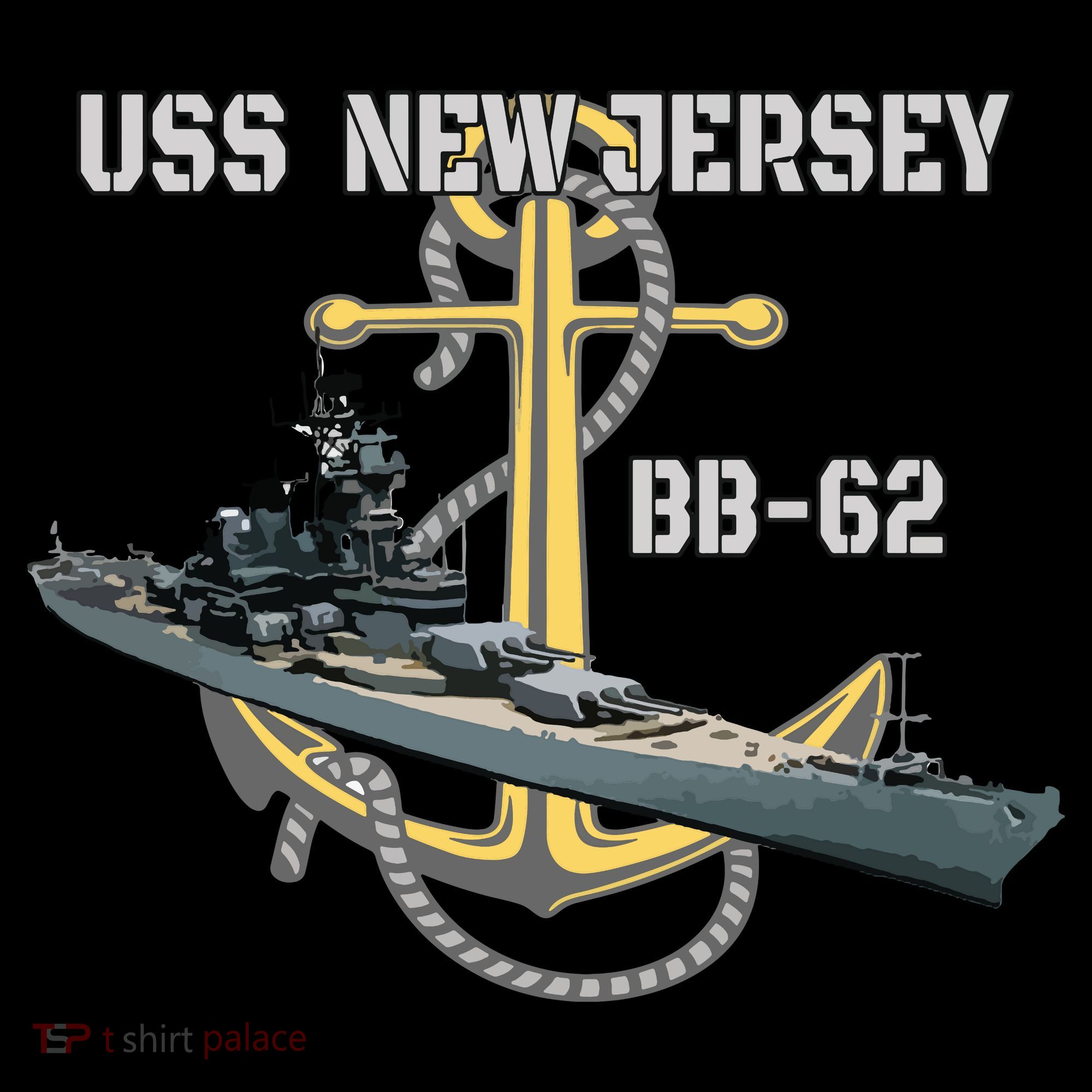 Uss New Jersey Bb62 Battleship Ww2 American Warship Veteran Coffee Mug