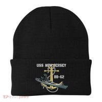 Uss New Jersey Bb62 Battleship Ww2 American Warship Veteran Beanie thumb 0