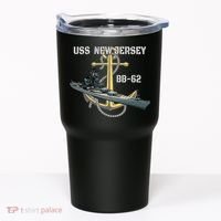 Uss New Jersey Bb62 Battleship Ww2 American Warship Veteran Tumbler thumb 0