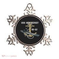 Uss New Jersey Bb62 Battleship Ww2 American Warship Veteran Ornament thumb 0